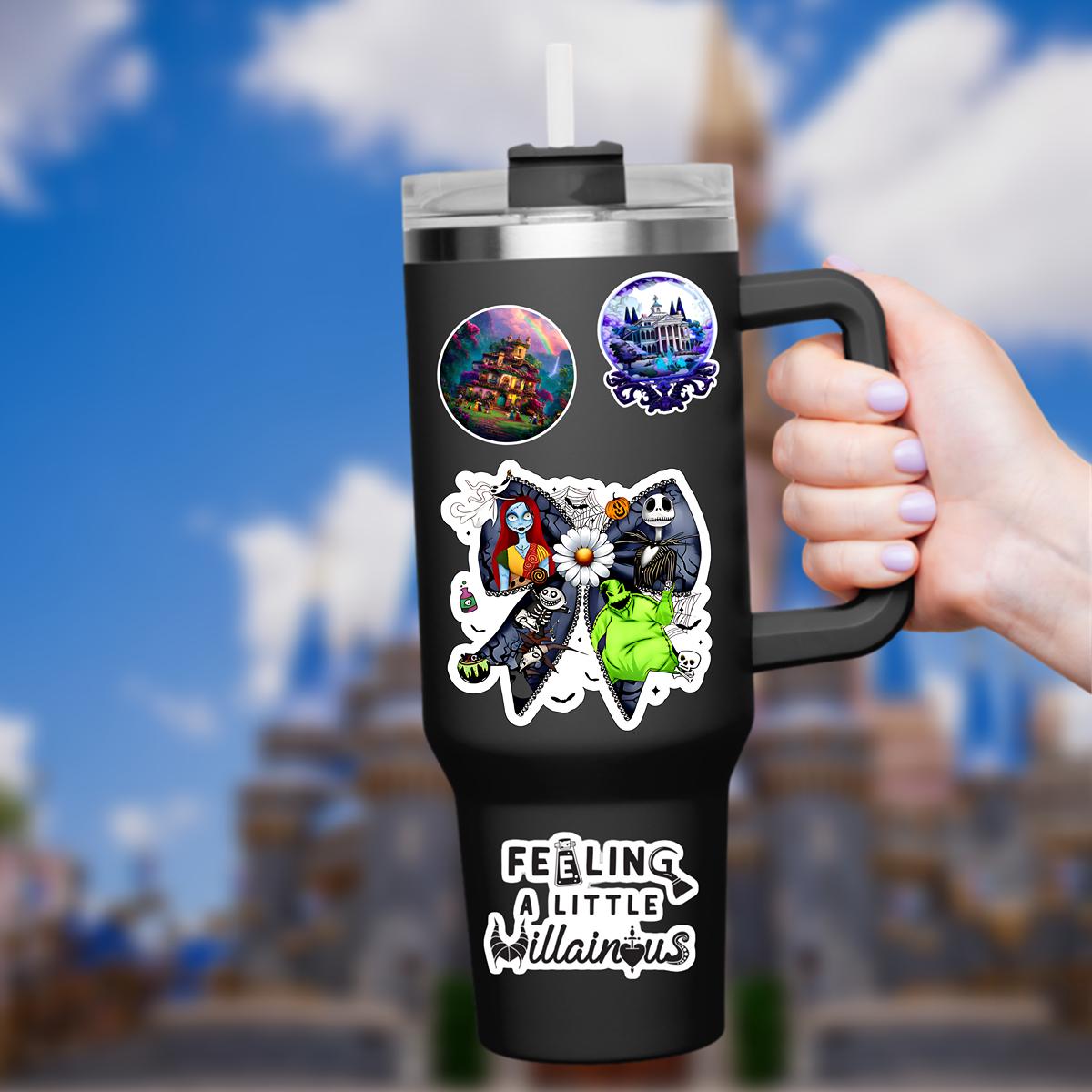 Disney Nightmare Before Christmas Croquette Sticker: Waterproof Vinyl Decal for Laptop, Water Bottle