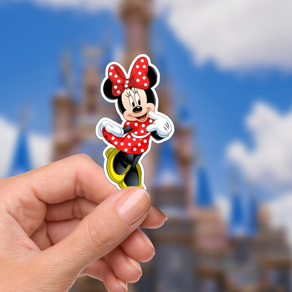 Disney Minnie Mouse Mouse What A Wonderful World Sticker Waterproof Disney Laptop, Disneying Theme Park Vacation, Castle Park Mouse