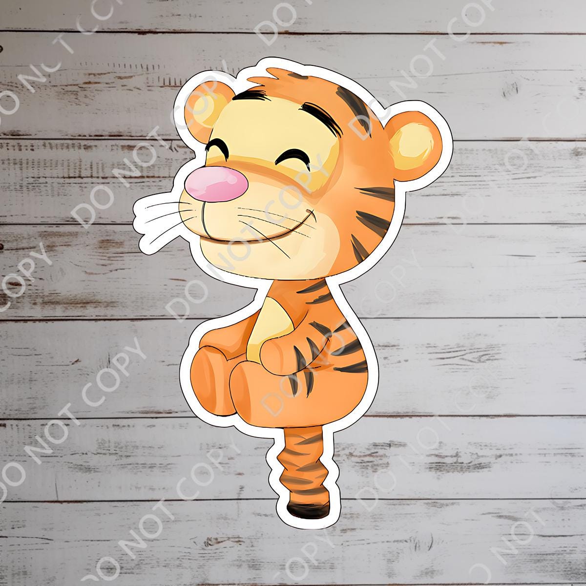Disneyy Winnie The Pooh Tigger Disney Laptop Sticker Positive Affirmation planner stationery decal water bottle cell