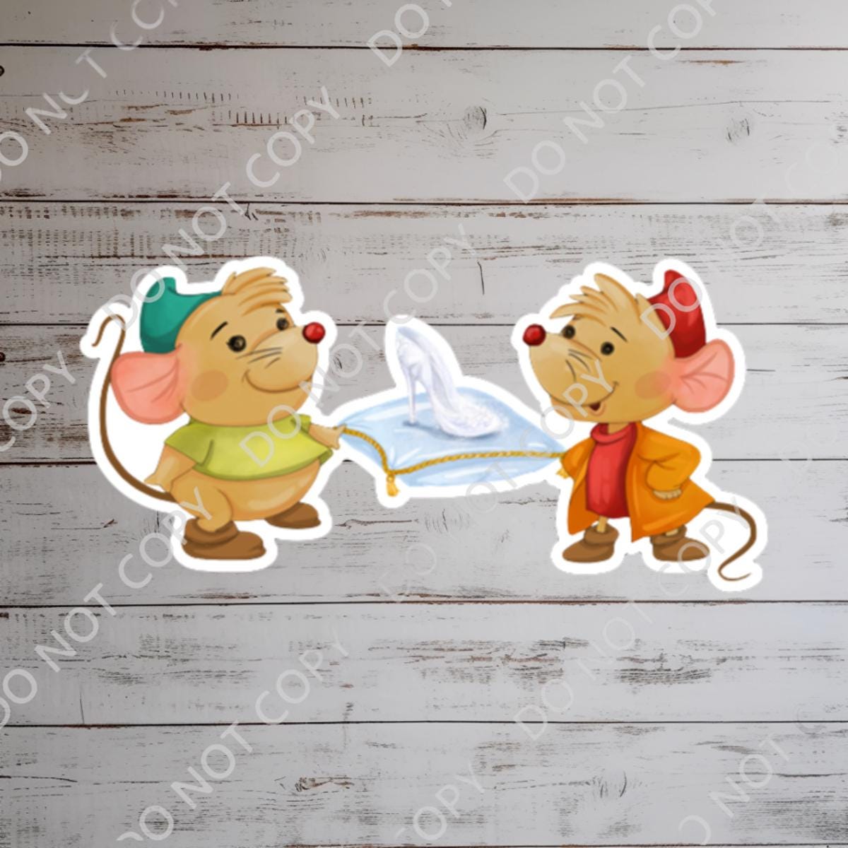 Cinderella Vinyl Sticker: Watercolor Castle, Glass Slipper, journal stickers, disney gift, disney present, junk journal