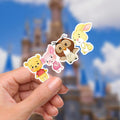 Disneyy Winnie The Pooh Disney Laptop Sticker Positive Affirmation planner stationery decal water bottle cell
