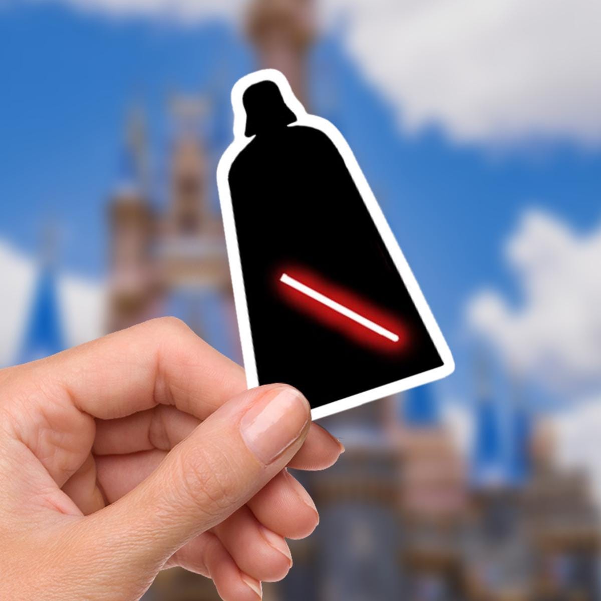 Waterproof Star Wars Vader Vinyl Sticker hydro bottle