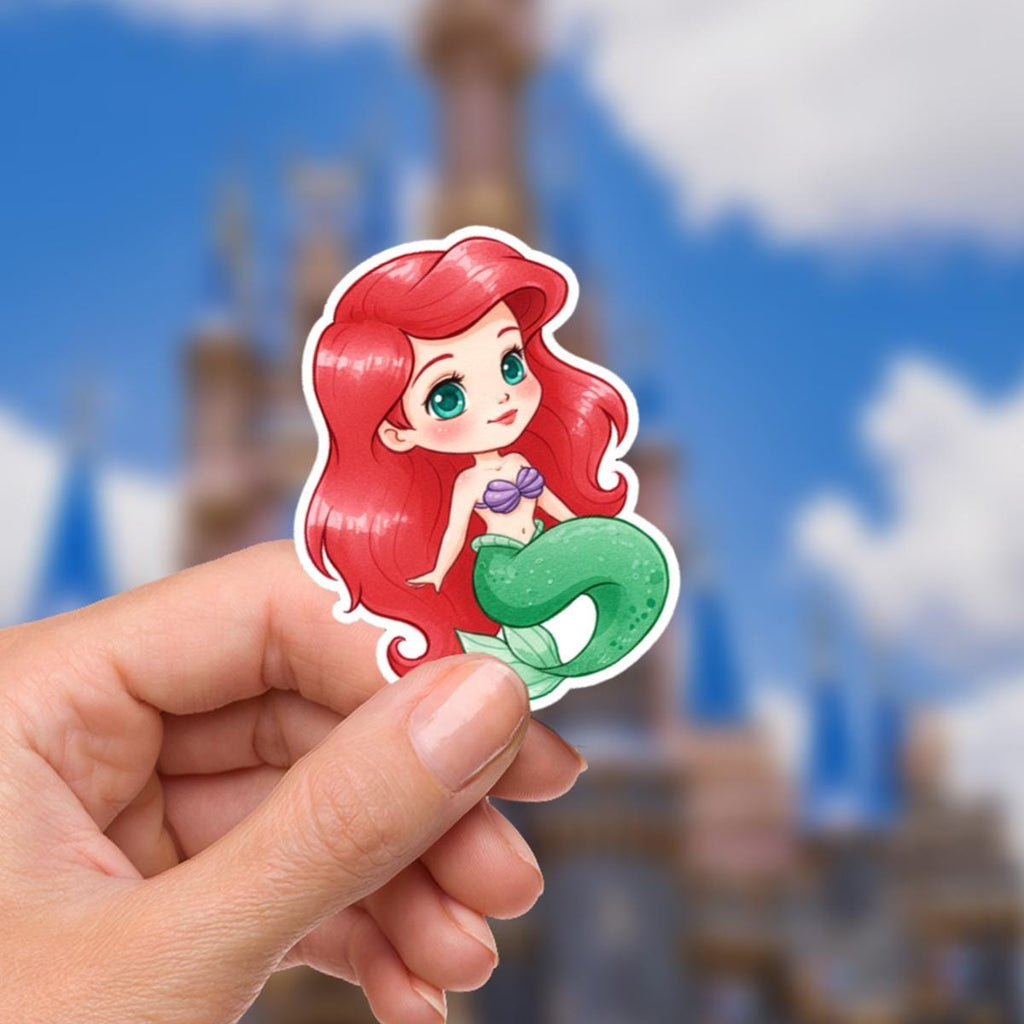 Little Mermaid Sticker | Princess Ariel Waterproof Decal