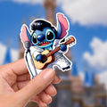Stitch Elvis Sticker: Waterproof Vinyl Decal for Laptop, Water Bottle