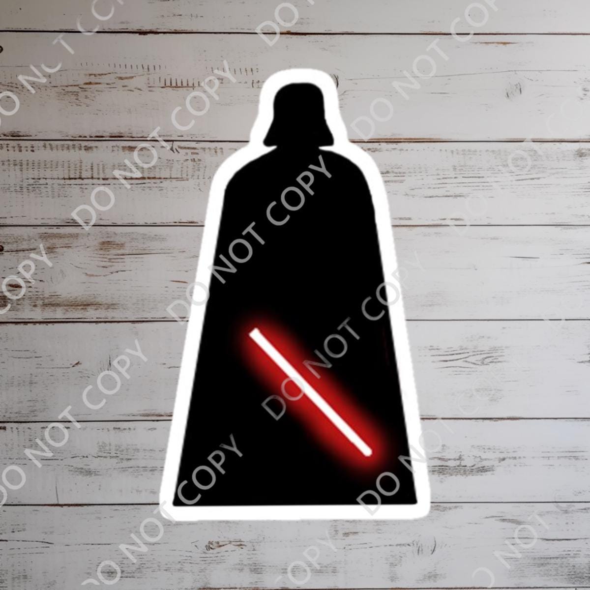Waterproof Star Wars Vader Vinyl Sticker hydro bottle