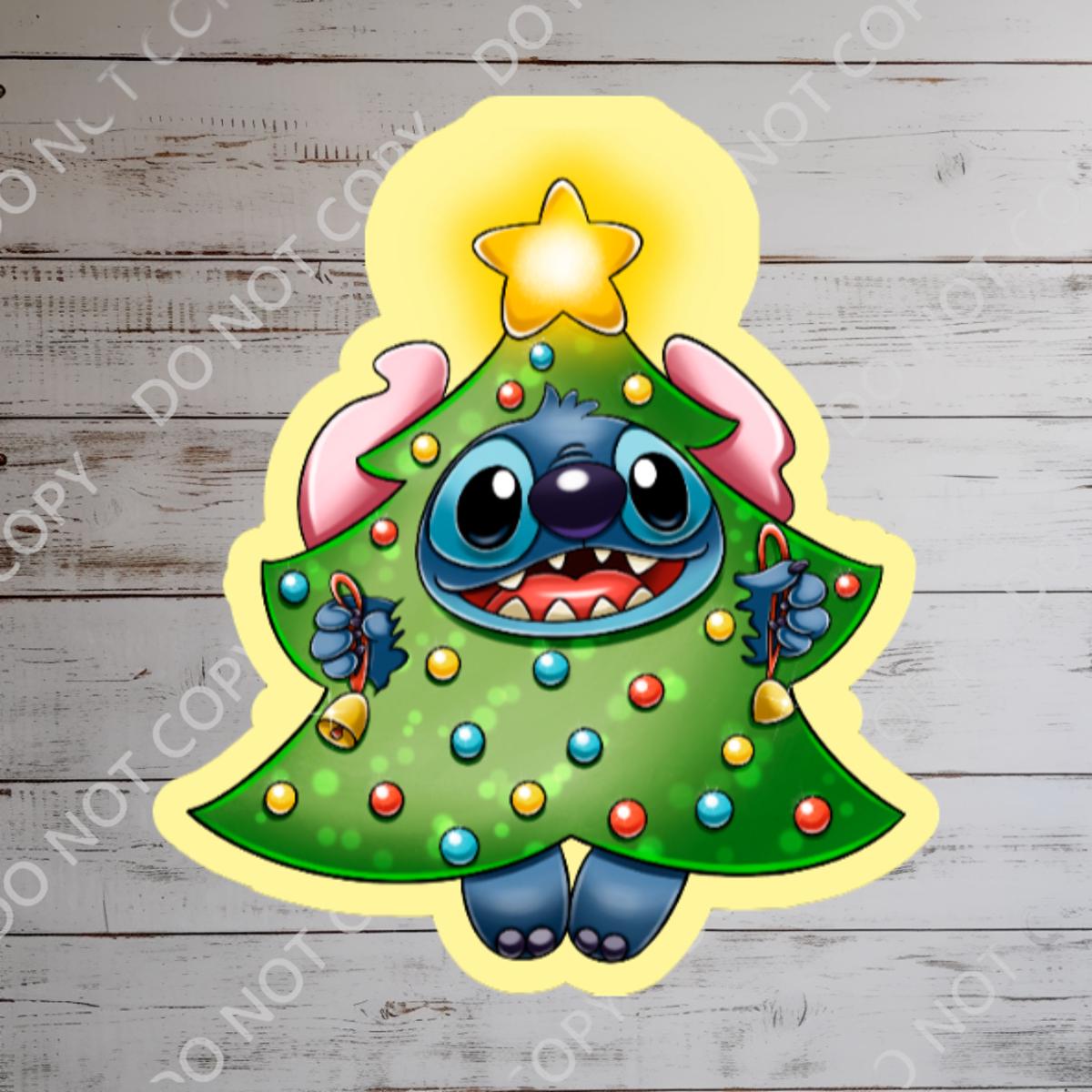 Disneyy Christmas Stitch World Sticker Waterproof Disney Laptop, Disneying Theme Park Vacation, Castle Park Mouse