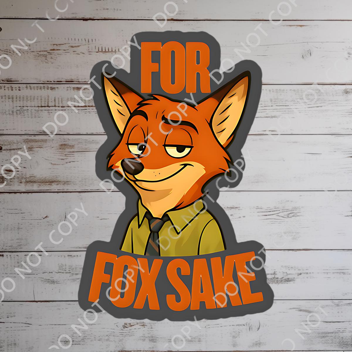 Zootopia Disneyy Humor Sticker Nick Wilde Waterproof Disney Laptop, Disneying Theme Park Vacation, Castle Park Mouse