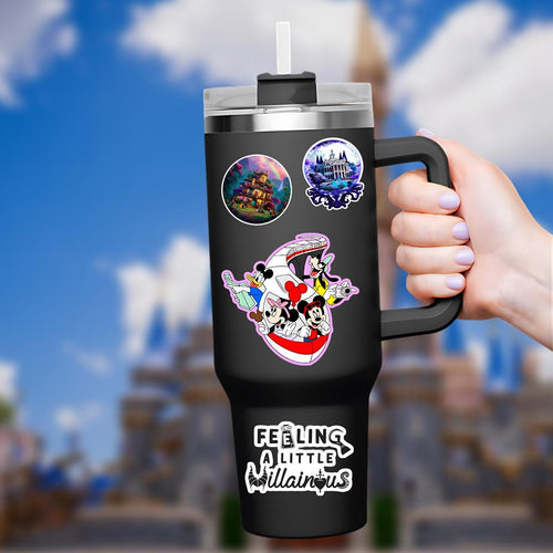 Disney Monorail Castle  World Sticker Waterproof Disney Laptop, Disneying Theme Park Vacation, Castle Park Mouse