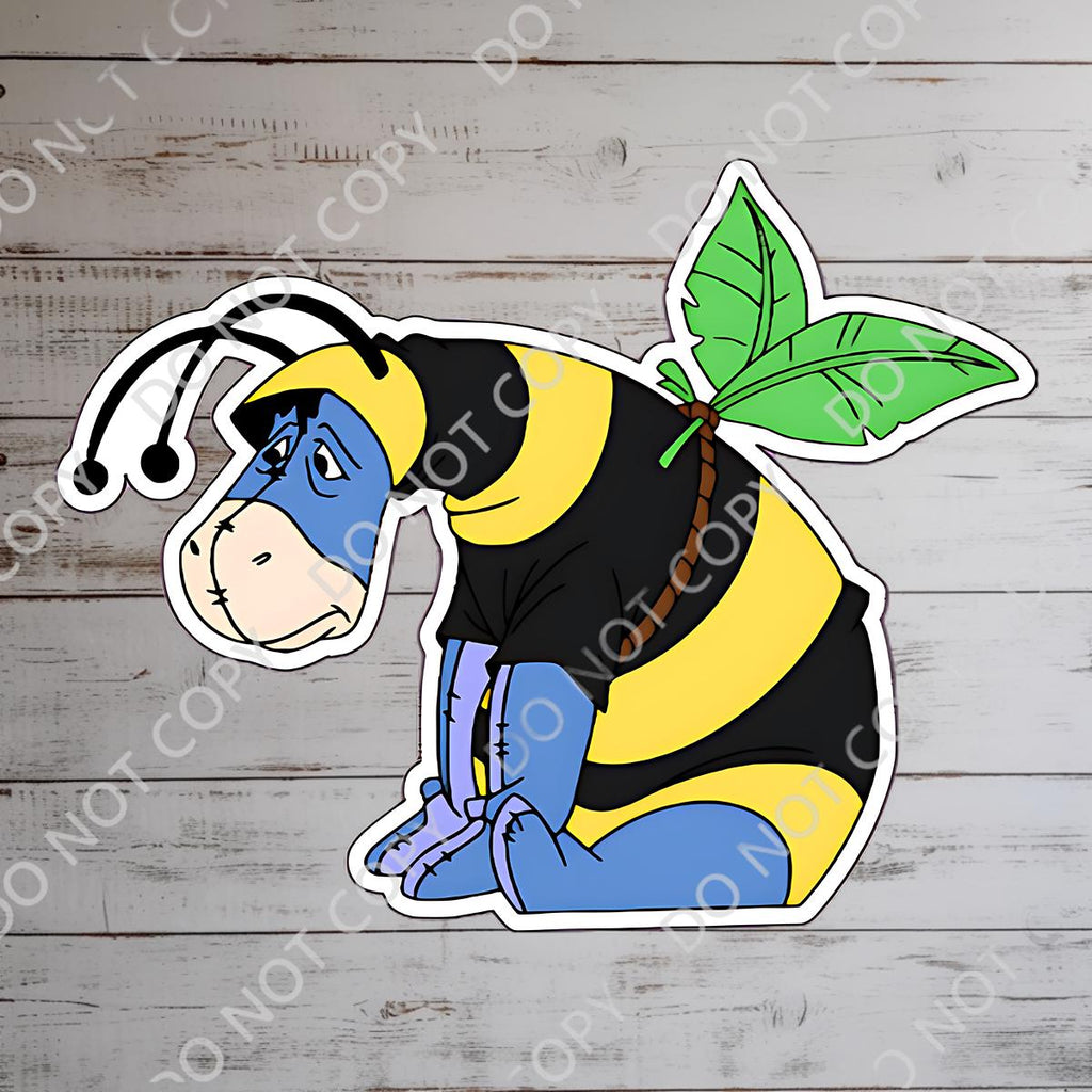 Disneyy  Winnie The Pooh Eeyore Disney Laptop Sticker Positive Affirmation planner stationery decal water bottle cell