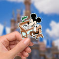 Disneyy Walt Disney Mickey Mouse What A Wonderful World Sticker Waterproof Disney Laptop, Disneying Theme Park Vacation, Castle Park Mouse