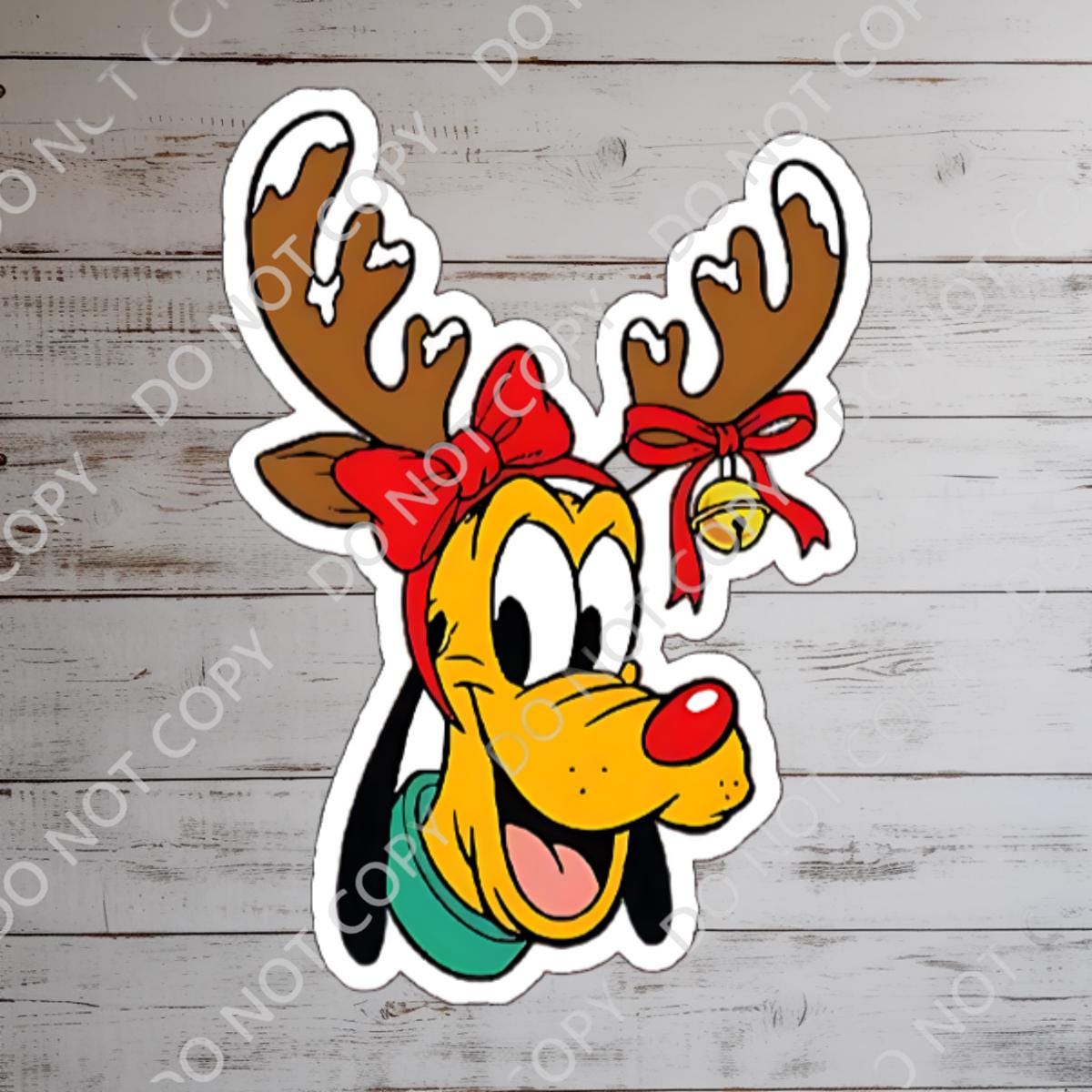 Disney Christmas Mickeyy, Goofy, Donald Duck Castle  World Sticker Waterproof Disney Laptop, Disneying Castle Park Mouse