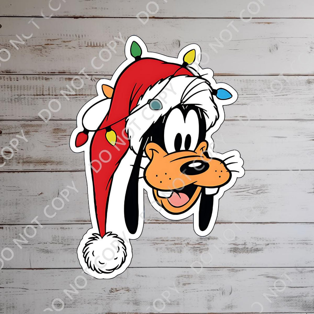 Disney Christmas Mickeyy, Goofy, Donald Duck Castle  World Sticker Waterproof Disney Laptop, Disneying Castle Park Mouse