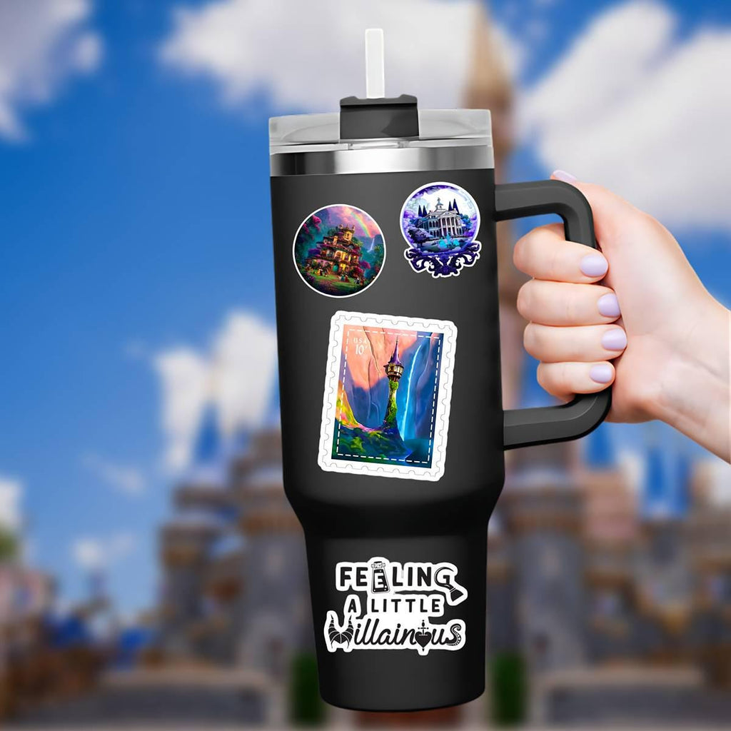 Disney Rapunzel Tangled Tower Sticker: Waterproof Vinyl Decal HydroFlask Disney Gift, Present