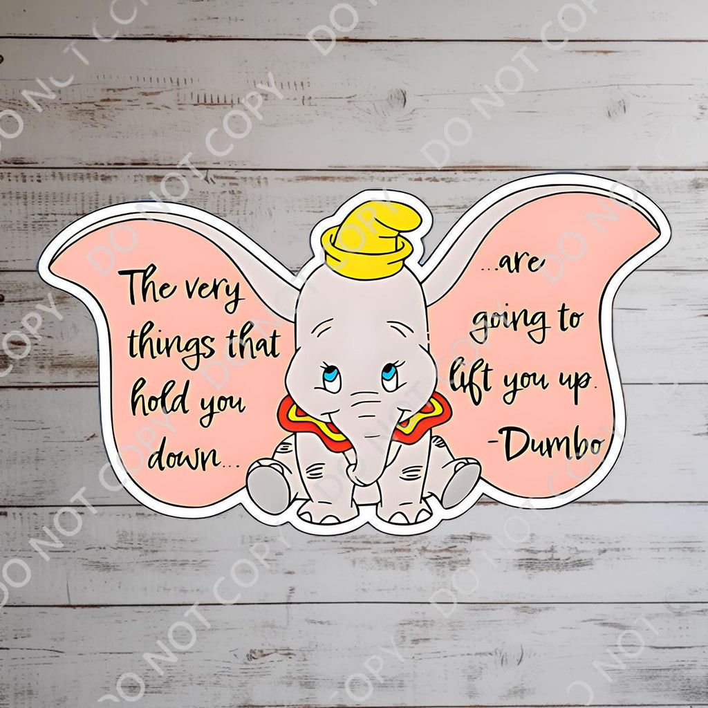 Disney Sticker Dumbo Disney Sticker Waterproof Disney Laptop, Disneying Theme Park Vacation, Castle Park Mouse