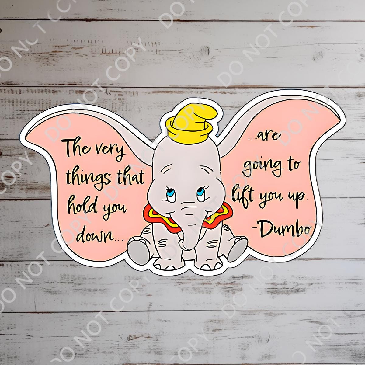 Disney Sticker Dumbo Disney Sticker Waterproof Disney Laptop, Disneying Theme Park Vacation, Castle Park Mouse