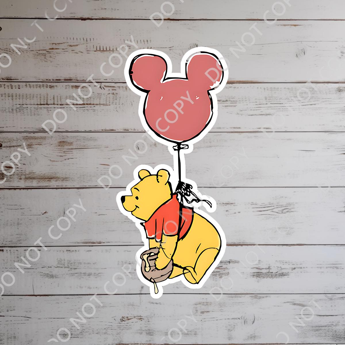 Disney  Winnie The Pooh Eeyore Disney Laptop Sticker Positive Affirmation planner stationery decal water bottle cell
