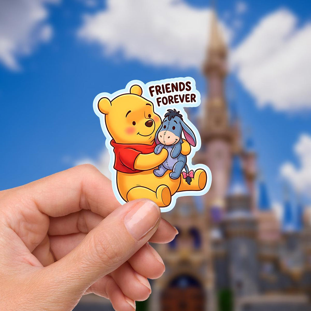 Disney Winnie The Pooh Disney Laptop Sticker Positive Affirmation planner stationery decal water bottle cell Disney Present, Disney Gift, Journal sticker, winnie the pooh sticker, disney, junk journal