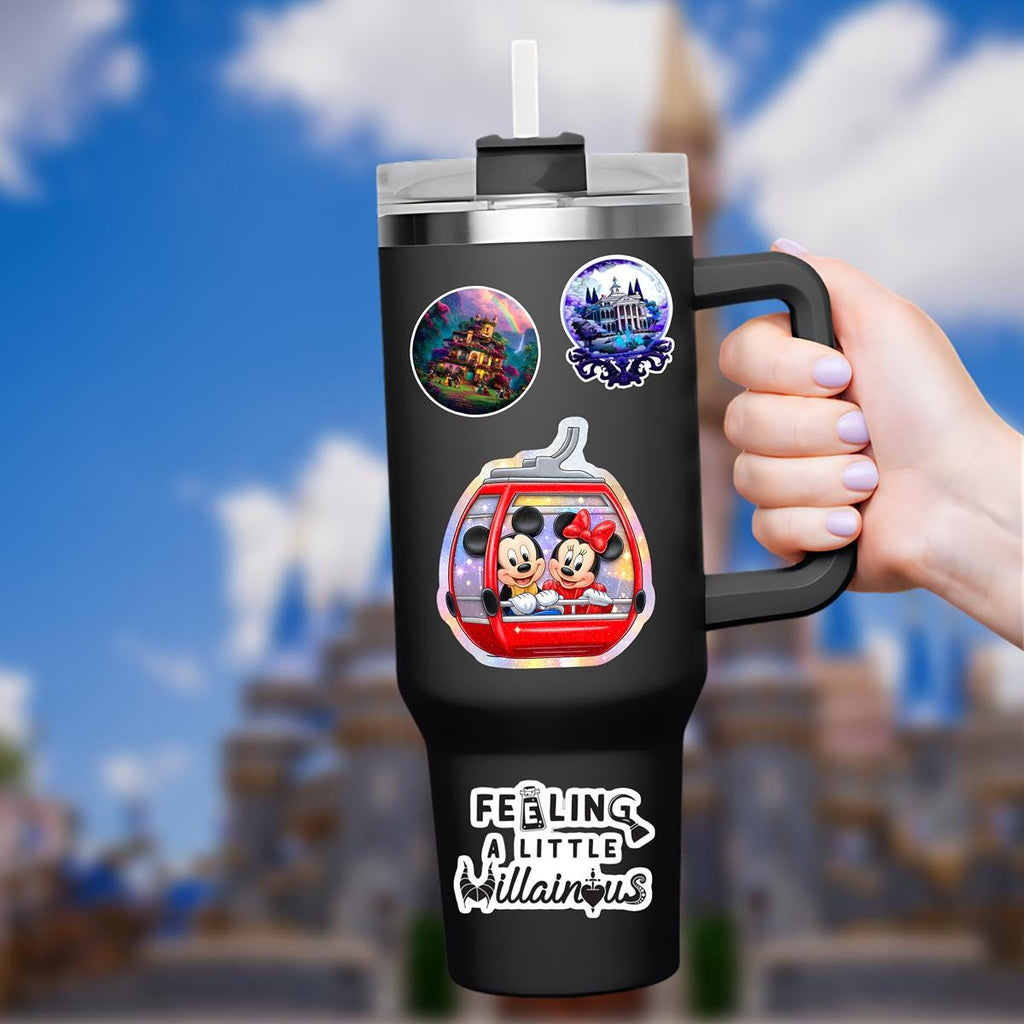 Disney SkyLiner Castle  World Sticker Waterproof Disney Laptop, Disneying Theme Park Vacation, Castle Park Mouse