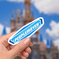 Disney Ride PeopleMover Sticker Waterproof Disney Laptop, Disneying Theme Park Vacation, Castle Park Mouse Disney Sticker Disney Journal