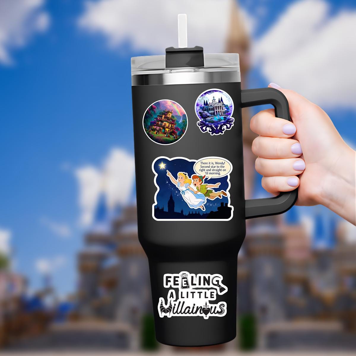 Peter Pan Wendy Sticker/ Peter Pan Neverland Disneyy Pixie Dust Laptop Stickers/Minnie Vinyl Decals/  Planner Water bottle sticker