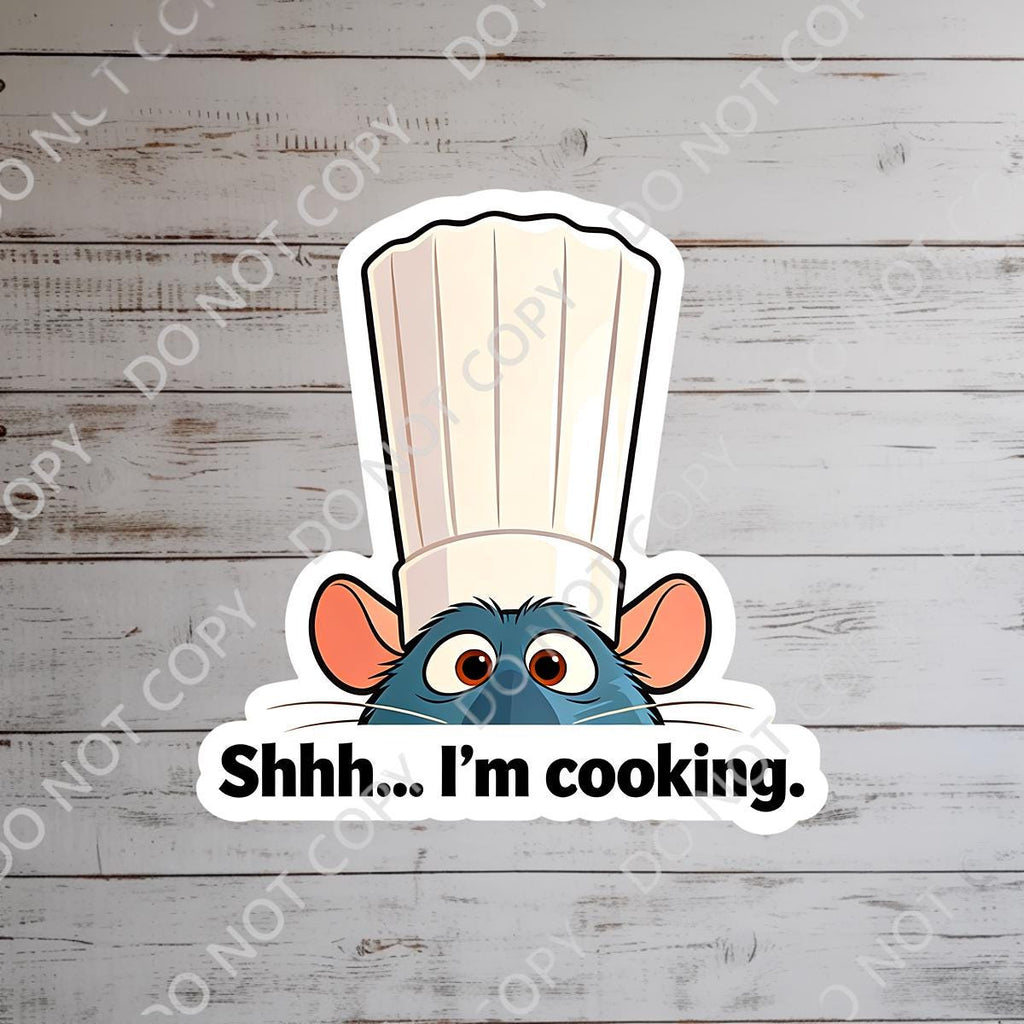 Disney Remy Ratatouille Lil Chef Disney Laptop Sticker planner stationery decal water bottle cell disney sticker, disney stickers, gift for her, journal sticker, hydro bottle sticker, water bottle sticker, junk journal
