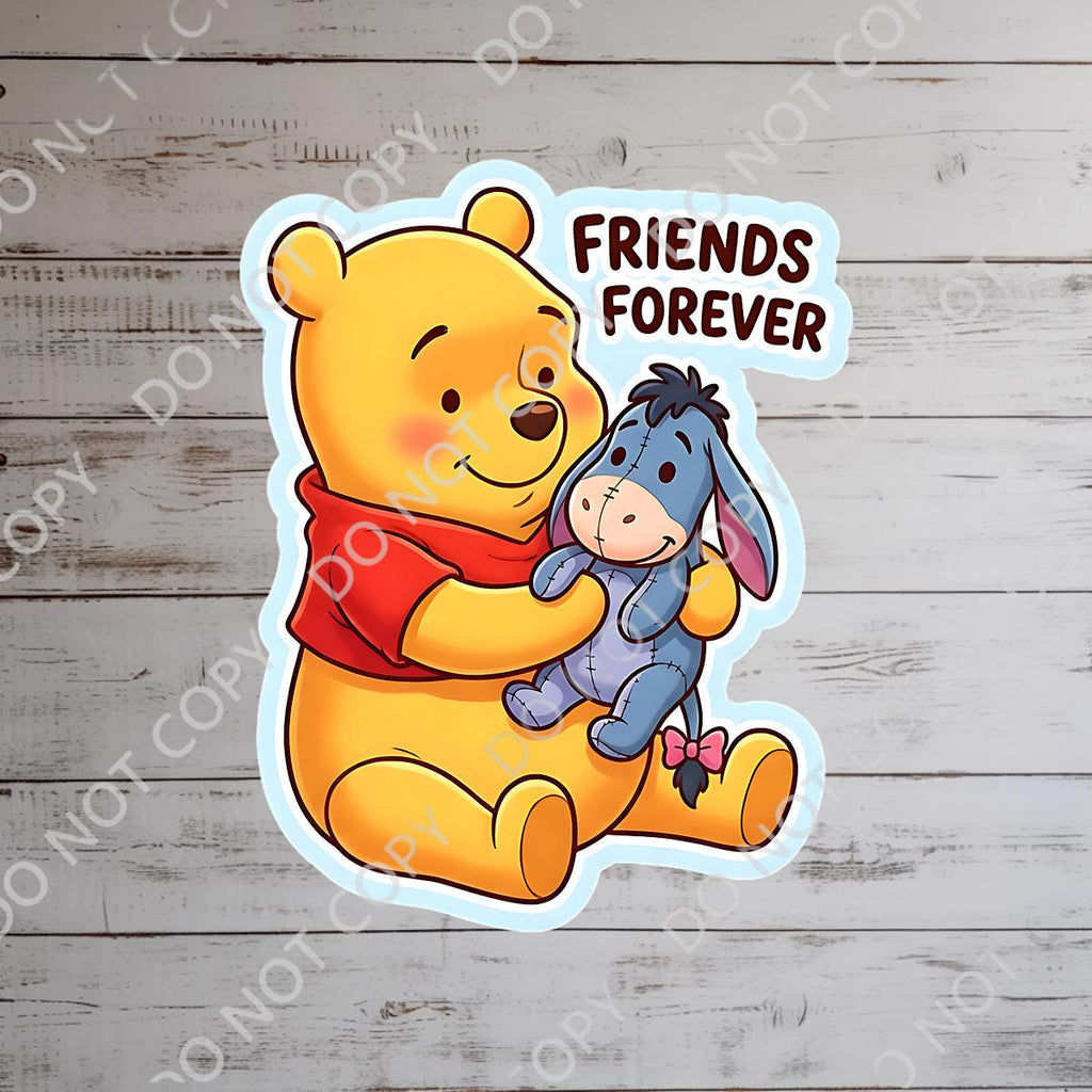 Disney Winnie The Pooh Disney Laptop Sticker Positive Affirmation planner stationery decal water bottle cell Disney Present, Disney Gift, Journal sticker, winnie the pooh sticker, disney, junk journal