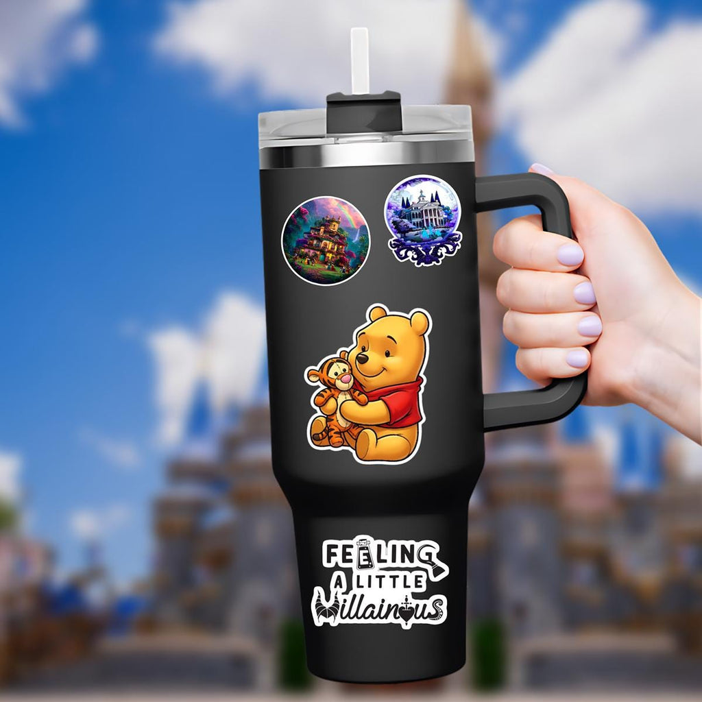 Disney Winnie The Pooh Disney Laptop Sticker Positive Affirmation planner stationery decal water bottle cell Disney Present, Disney Gift, Journal sticker, winnie the pooh sticker, disney, junk journa