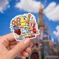 Disney Snacks, Humor Decal Sticker Waterproof Disney Laptop, Disneying Theme Park Vacation, Castle Park Mouse