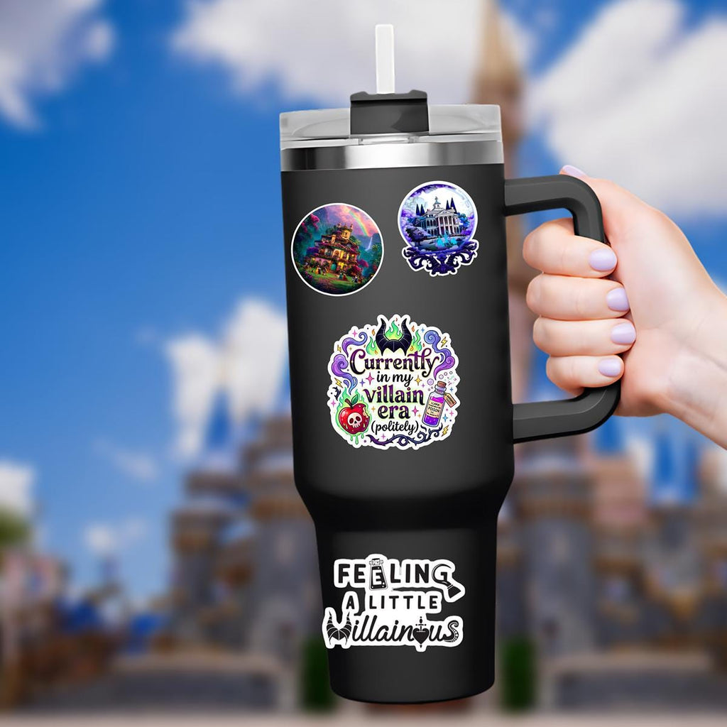 Disneyy Villain Maleficent Sticker Disney Humor villainous Waterproof Disney Laptop, Disneying Water Bottle Hydro Bottle Theme Park Vacation