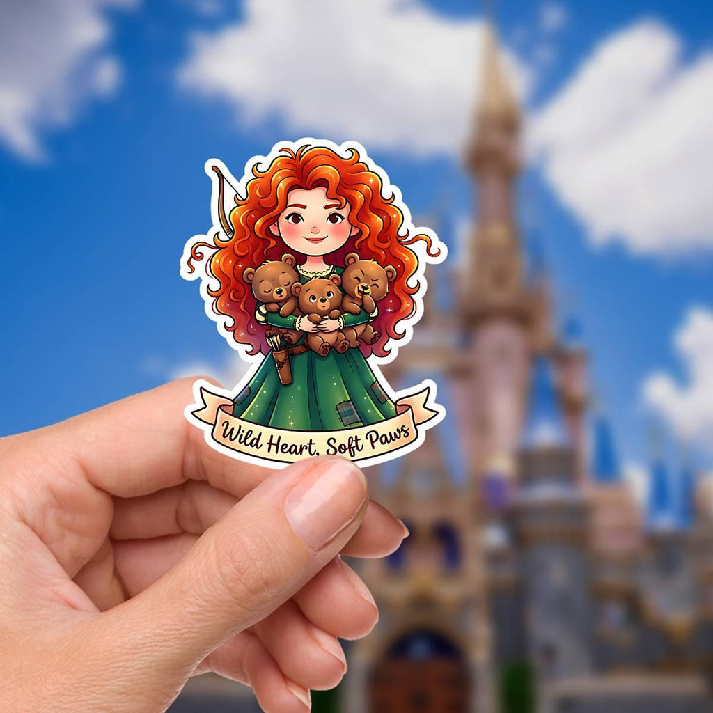 Disney Merida Sticker Disney Journal Stickers Laptop Sticker planner stationery decal water bottle sticker cell phone sticker Laptop Decal
