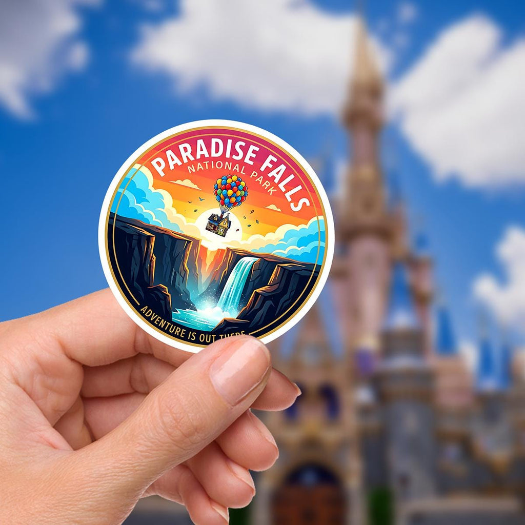 Disneyy Up! Paradise Falls Adventure Is Out There Disney Laptop Sticker, planner stationery decal water bottle cell phone sticker, Disney Gift, Disney Present, Journal Stickers, cell phone sticker, cell phone decal, disney decal, hydro bottle decal, water bottle decal