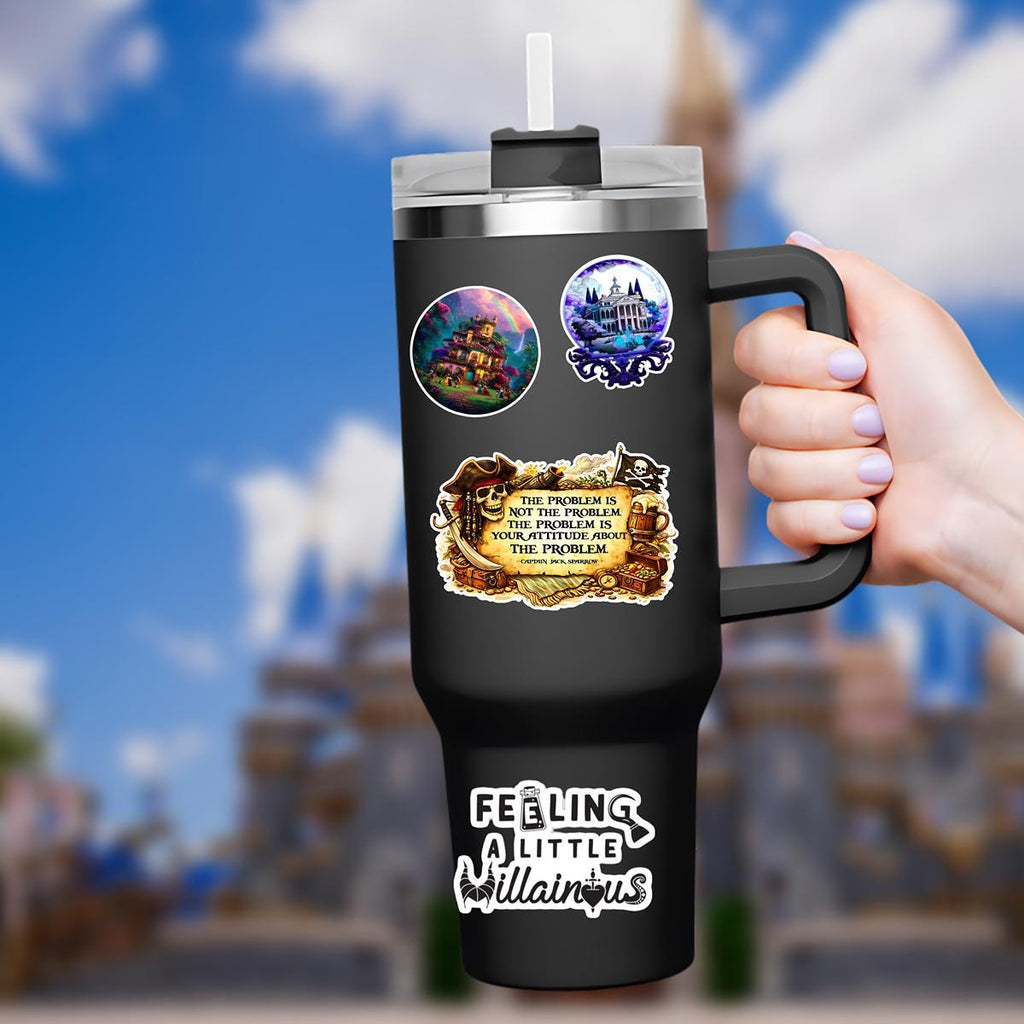 Disney Pirates of the Caribbean Sticker Quote Inspirational Quote  Disney Humor Jack Sparrow Waterproof Disney Water Bottle Hydro Bottle