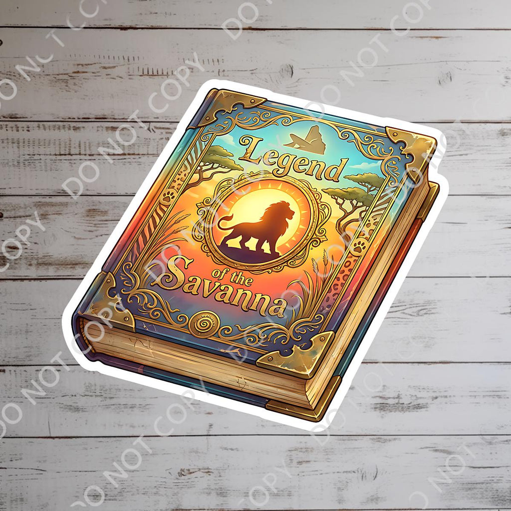 Disney Lion King Book Sticker , Kindle Stickers Waterproof Laptop Decal, funny stickers, funny sticker, disney gift, bottle sticker