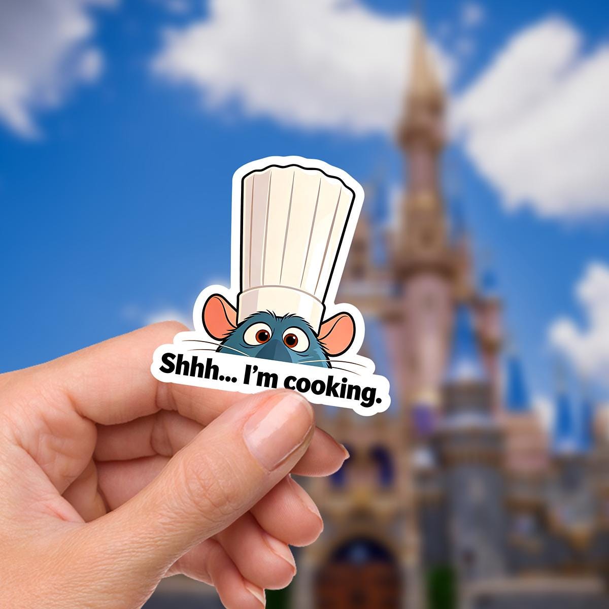 Disney Remy Ratatouille Lil Chef Disney Laptop Sticker planner stationery decal water bottle cell disney sticker, disney stickers, gift for her, journal sticker, hydro bottle sticker, water bottle sticker, junk journal