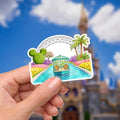 Disney Epcot Living With The Land Ride  Sticker Waterproof Disney Laptop, Disneying Theme Park Vacation, Castle Park Mouse, disney gift, disney present, disney journal, water bottle stickers, water bottle sticker, junk journal