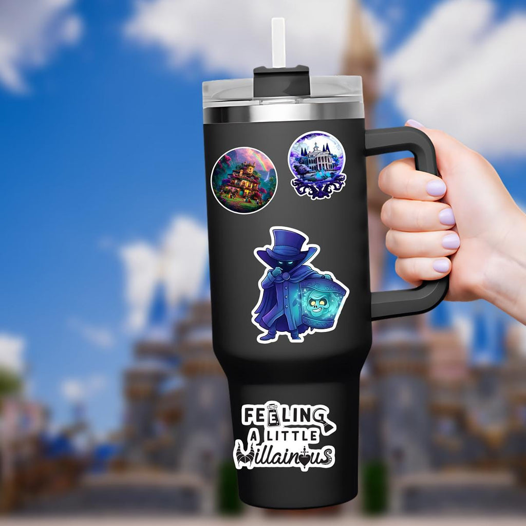 Haunted Mansion Sticker: Waterproof Vinyl Decal for Laptop, Water Bottle, Disney Gift, Welcome Foolish Mortals, Disney presents, Journal Stickers, Junk Journal