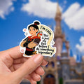 Mulan Mushu Limp Noodle Sticker, Waterproof Vinyl Decal,  kindle stickers, journal sticker