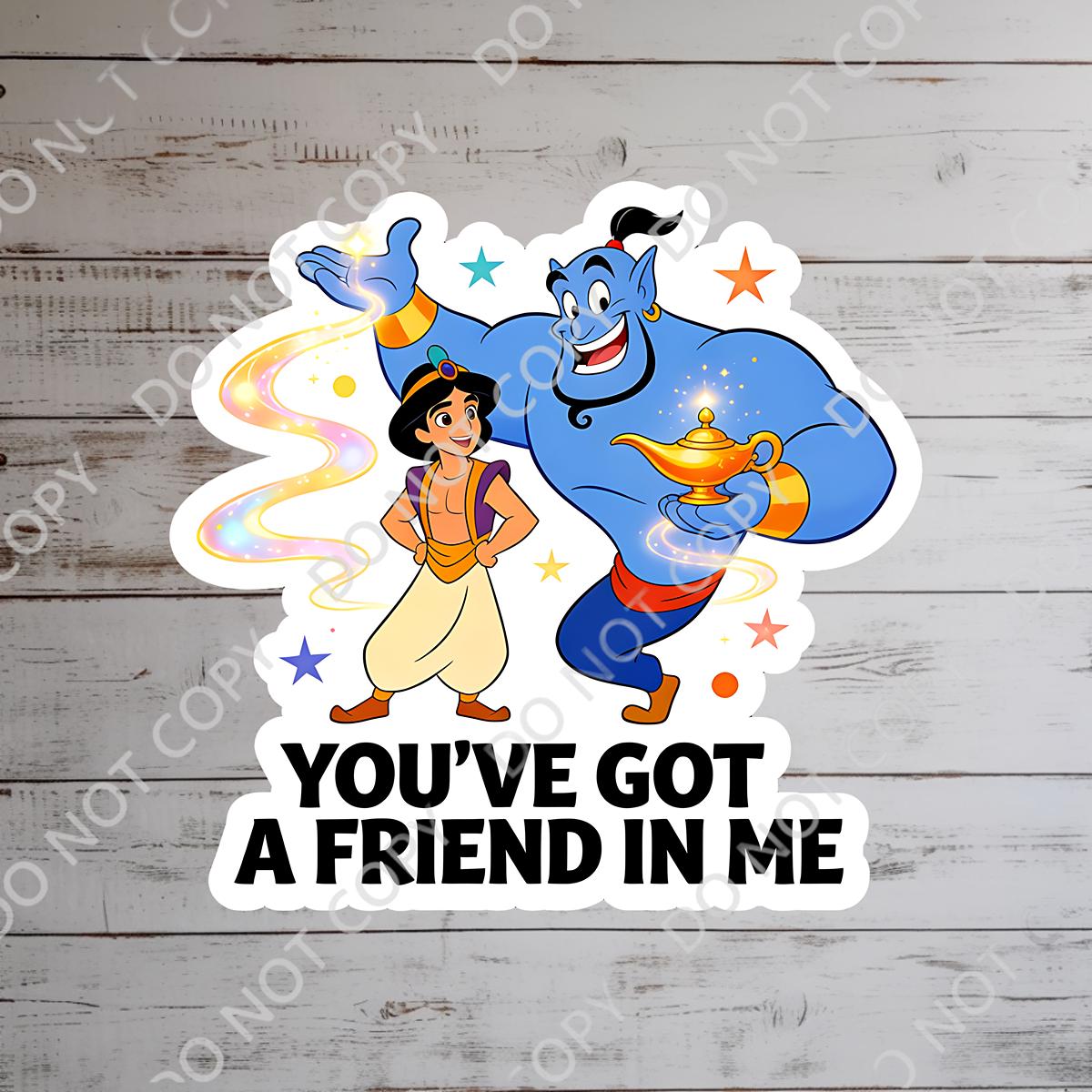 Disney Princess Jasmine Aladdin Book Sticker , Kindle Stickers Waterproof Laptop Decal, funny stickers, funny sticker, disney gift, bottle sticker