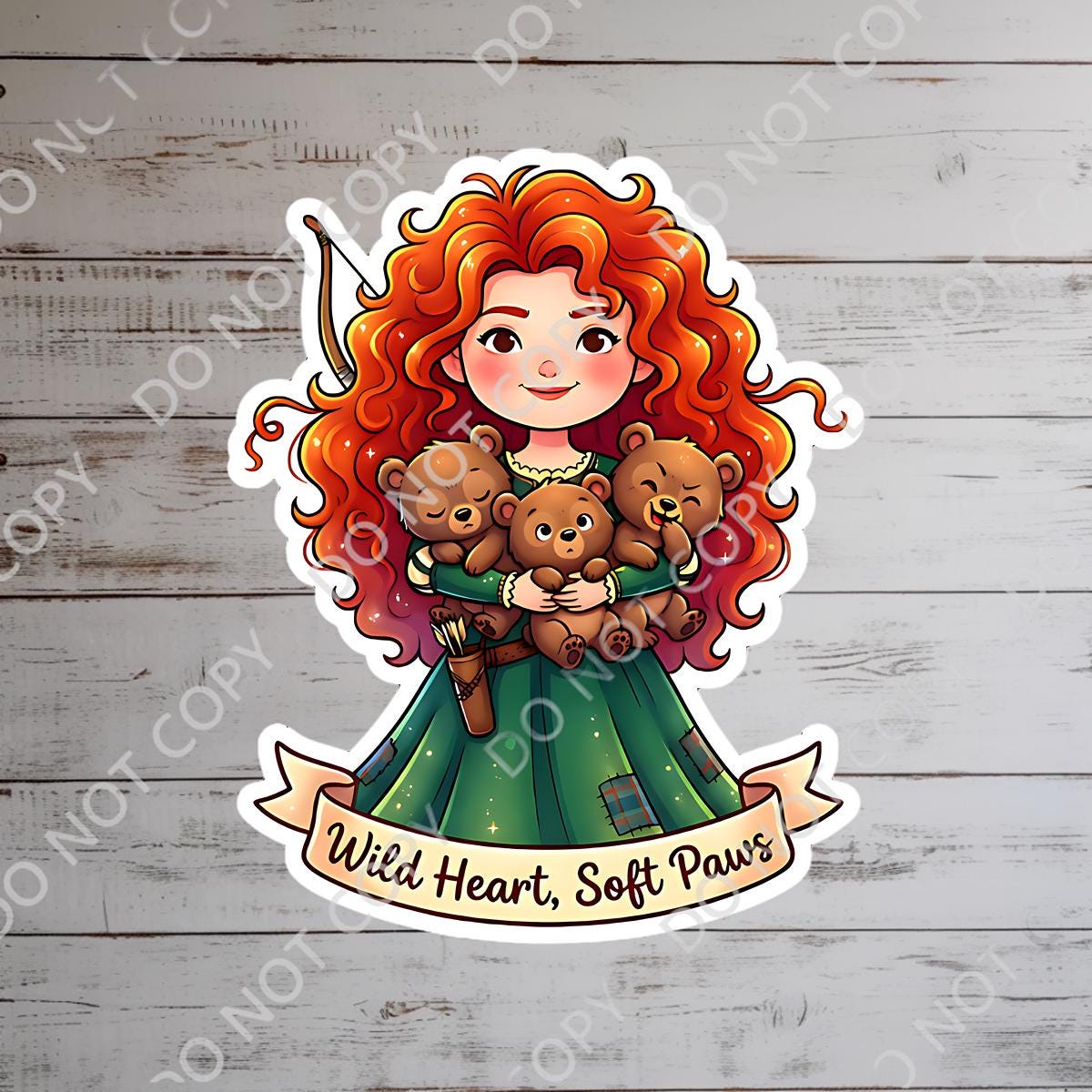 Disney Merida Sticker Disney Journal Stickers Laptop Sticker planner stationery decal water bottle sticker cell phone sticker Laptop Decal