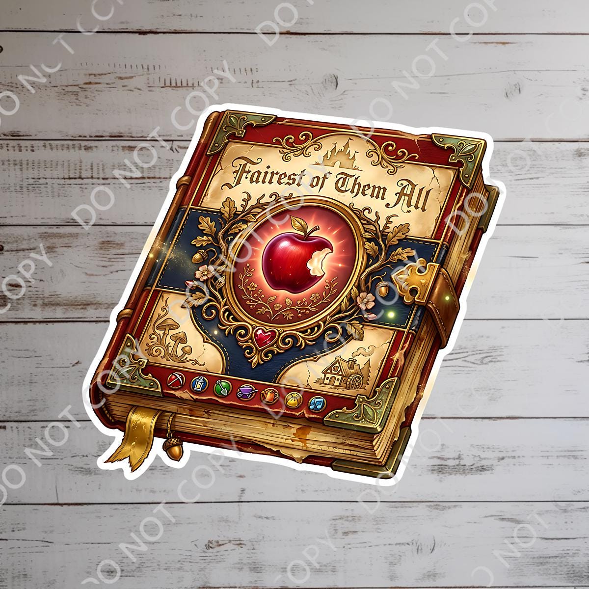 Disney Princess Snow White Book Sticker , Kindle Stickers Waterproof Laptop Decal, funny stickers, funny sticker, disney gift, bottle sticker