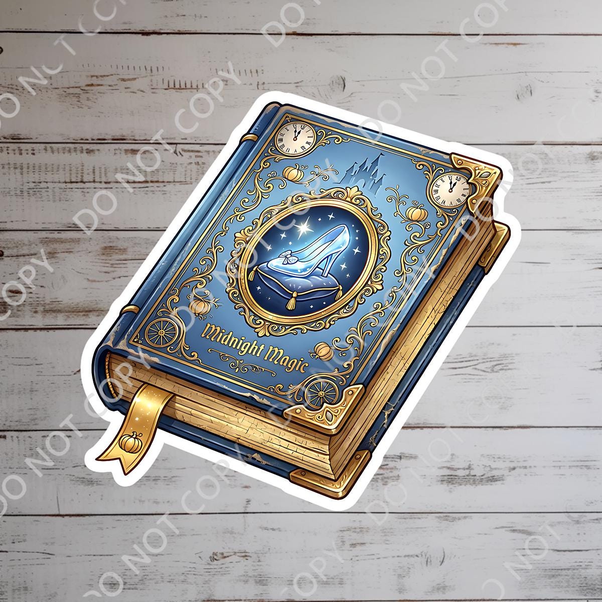 Disney Princess Cinderella Book Sticker , Kindle Stickers Waterproof Laptop Decal, funny stickers, funny sticker, disney gift, bottle sticker