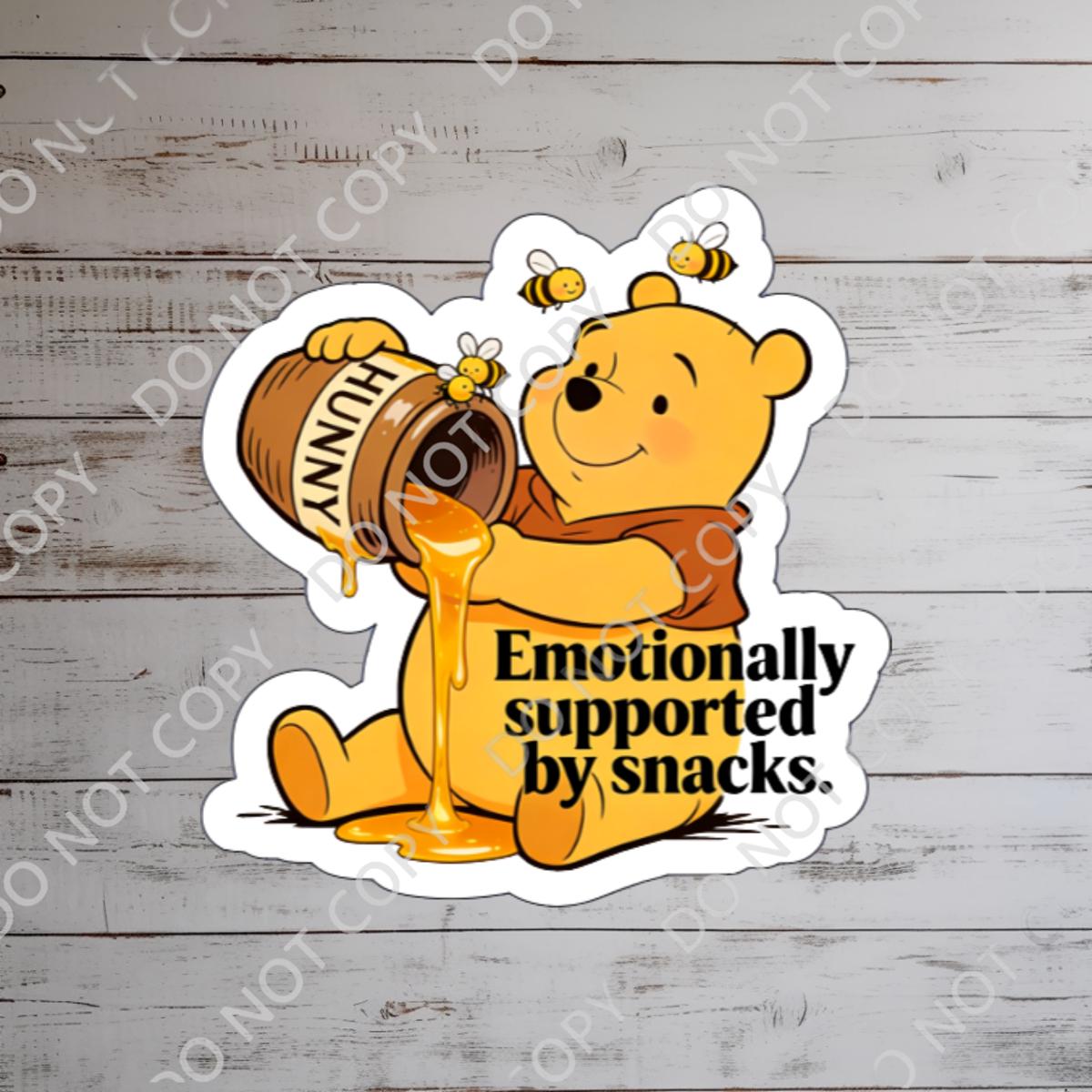 Disney  Winnie The Pooh Disney Laptop Sticker Positive Affirmation planner stationery decal water bottle cell