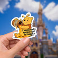 Disney  Winnie The Pooh Disney Laptop Sticker Positive Affirmation planner stationery decal water bottle cell