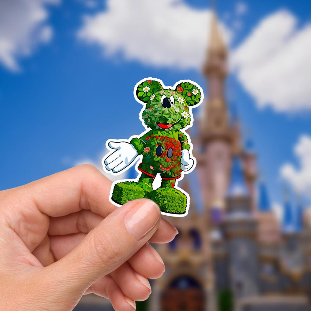 Disney Mickey Mouse What A Wonderful World Sticker Waterproof Disney Laptop, Disneying Theme Park Vacation, Castle Park Mouse