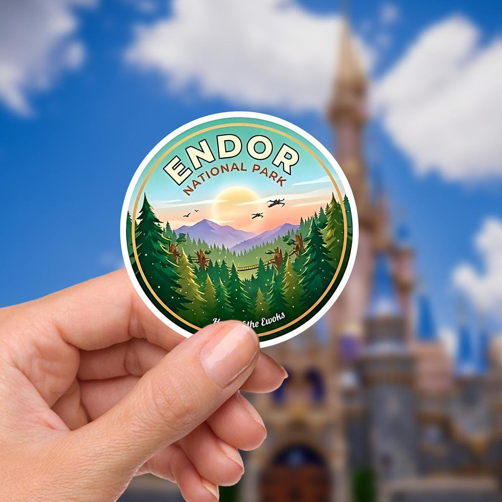 Disney Star Wars Ewoks Disney Laptop Sticker planner stationery decal water bottle cell phone sticker Laptop Decal
