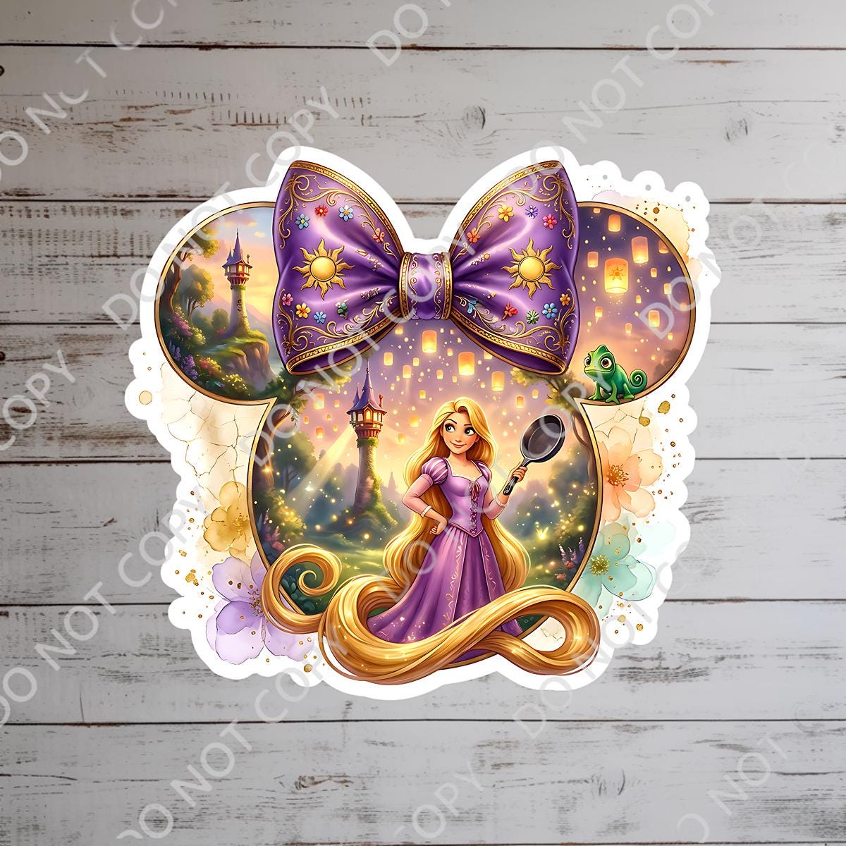 Disney Princess Rapunzel Tangled Book Sticker , Kindle Stickers Waterproof Laptop Decal, funny stickers, funny sticker, disney gift, bottle sticker