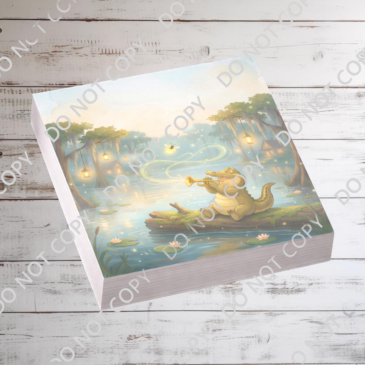 Disney Princess And The Frog Louis Memo Notepad 50 sheets bullet journal Disney planner paper scrapbook stationery notebook supplies