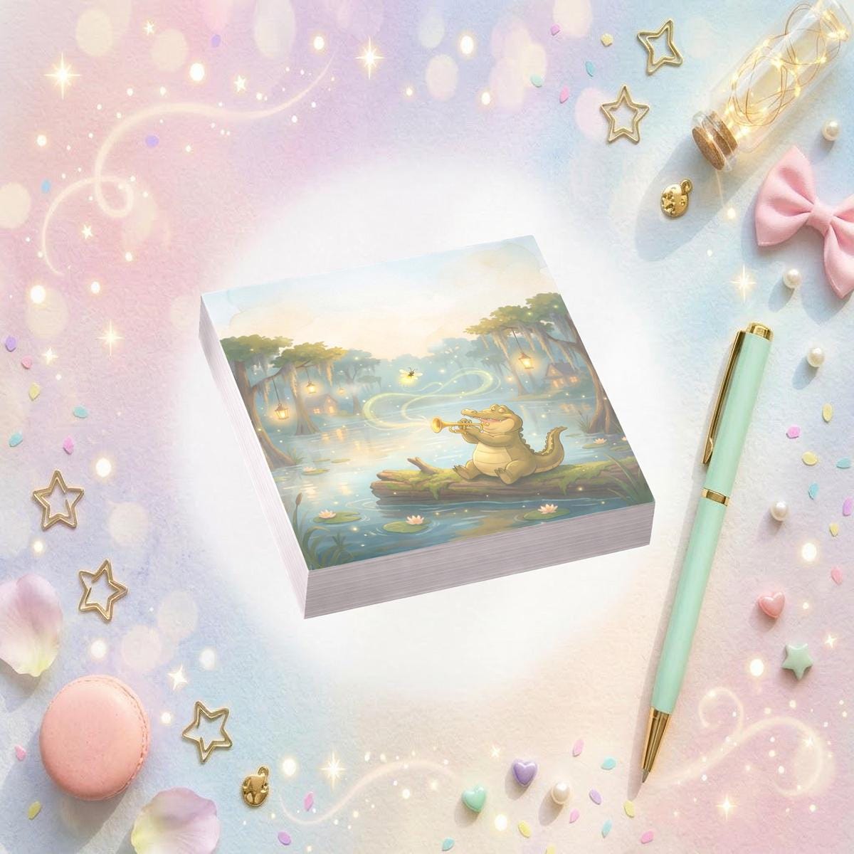Disney Princess And The Frog Louis Memo Notepad 50 sheets bullet journal Disney planner paper scrapbook stationery notebook supplies