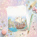 Disney Peter Pan NeverLand Memo Notepad 50 sheets bullet journal Disney planner paper scrapbook stationery notebook supplies