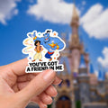 Disney Princess Jasmine Aladdin Book Sticker , Kindle Stickers Waterproof Laptop Decal, funny stickers, funny sticker, disney gift, bottle sticker